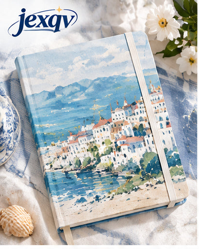 Coastal Village Watercolor Notebook