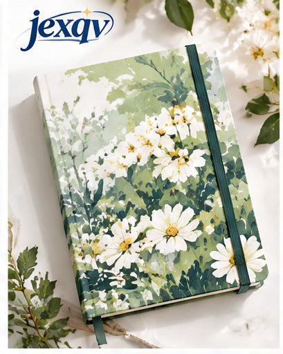 White Daisy Garden Notebook
