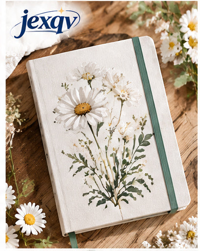 Vintage Daisy Botanical Notebook