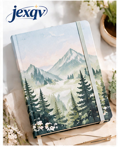 Mountain Forest Watercolor Notebook