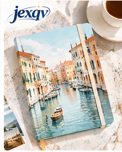 Venice Canal Watercolor Notebook