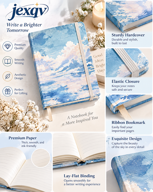 Blue Sky Watercolor Notebook