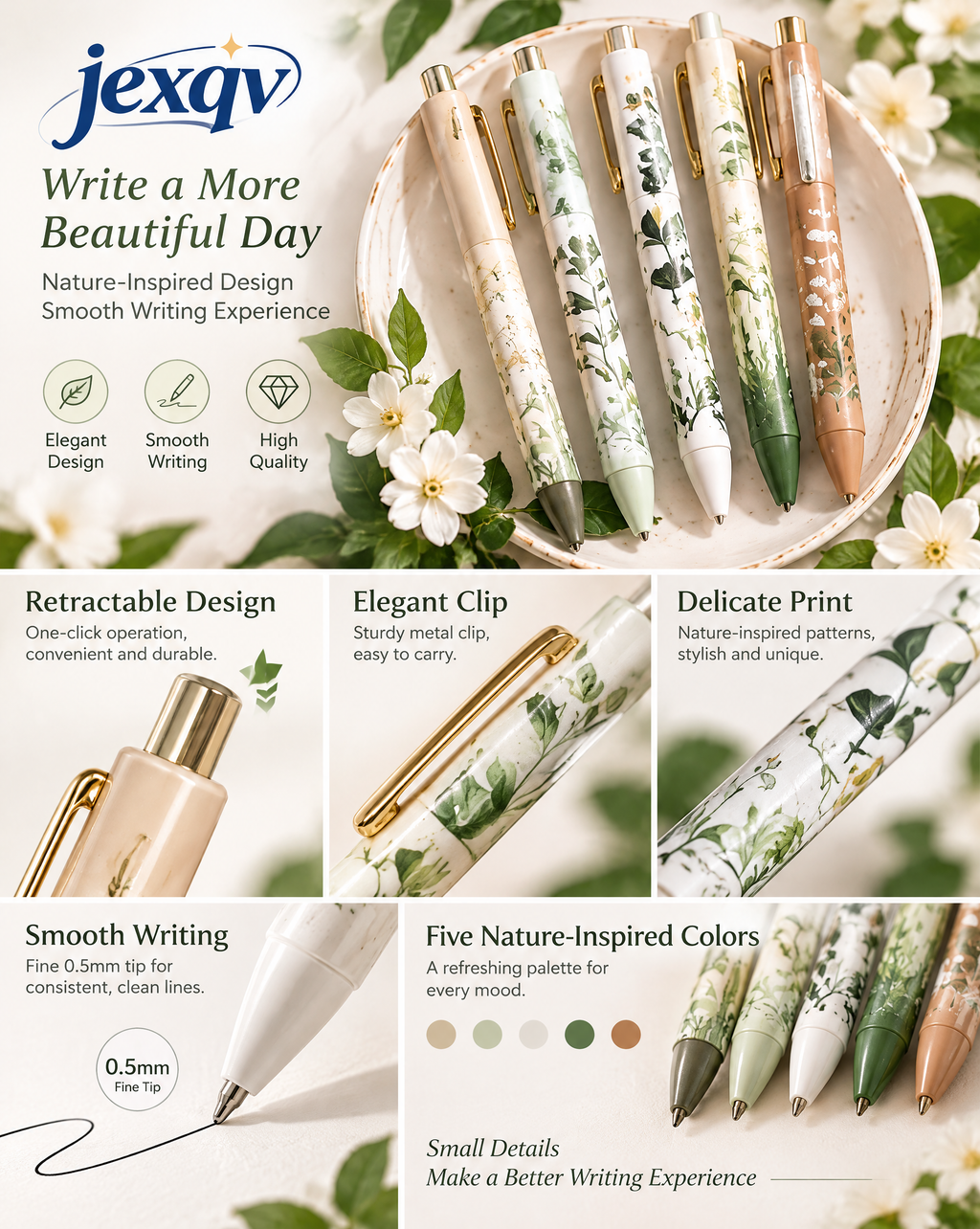 Daisy Meadow Pen Set