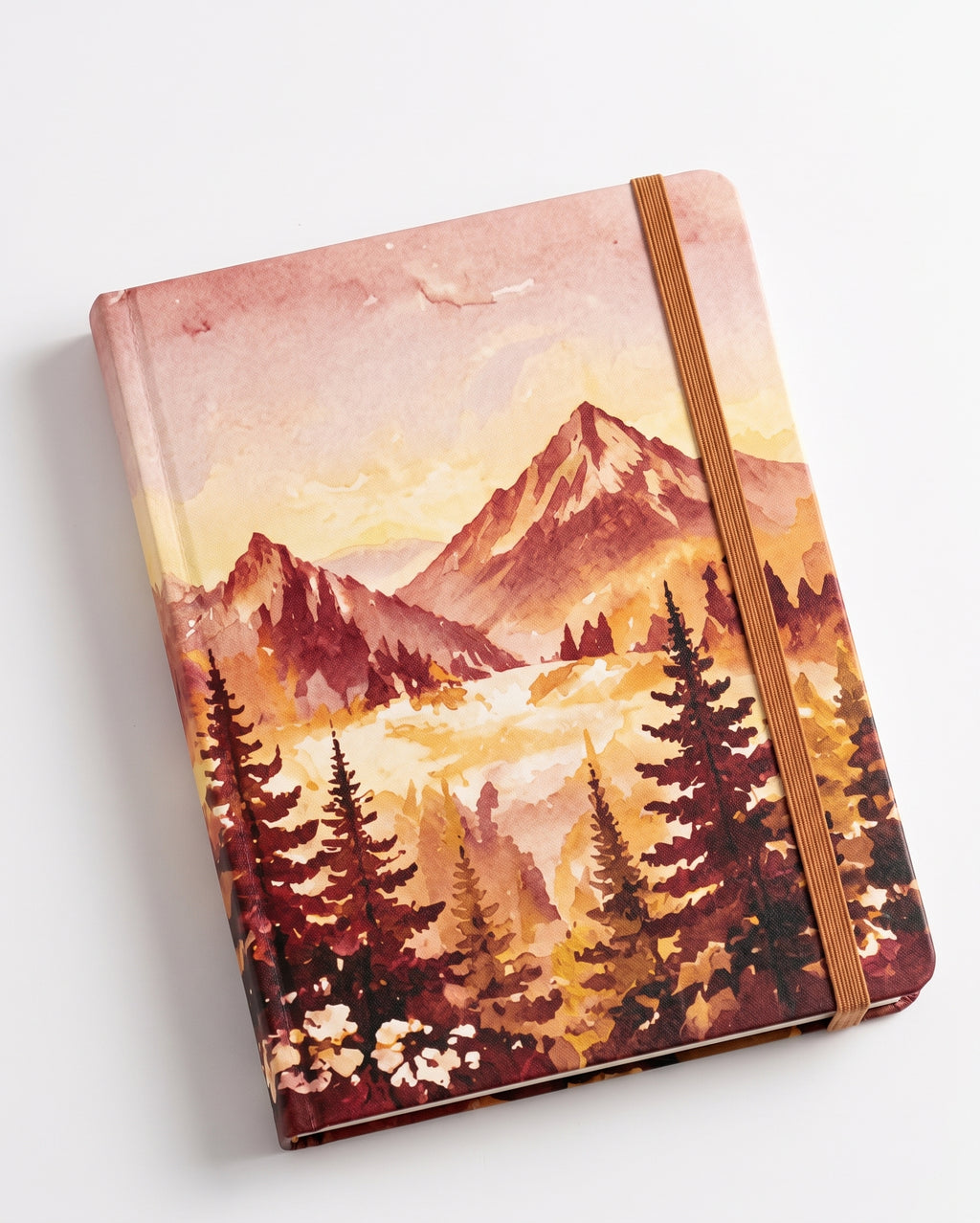 Mountain Forest Watercolor Notebook