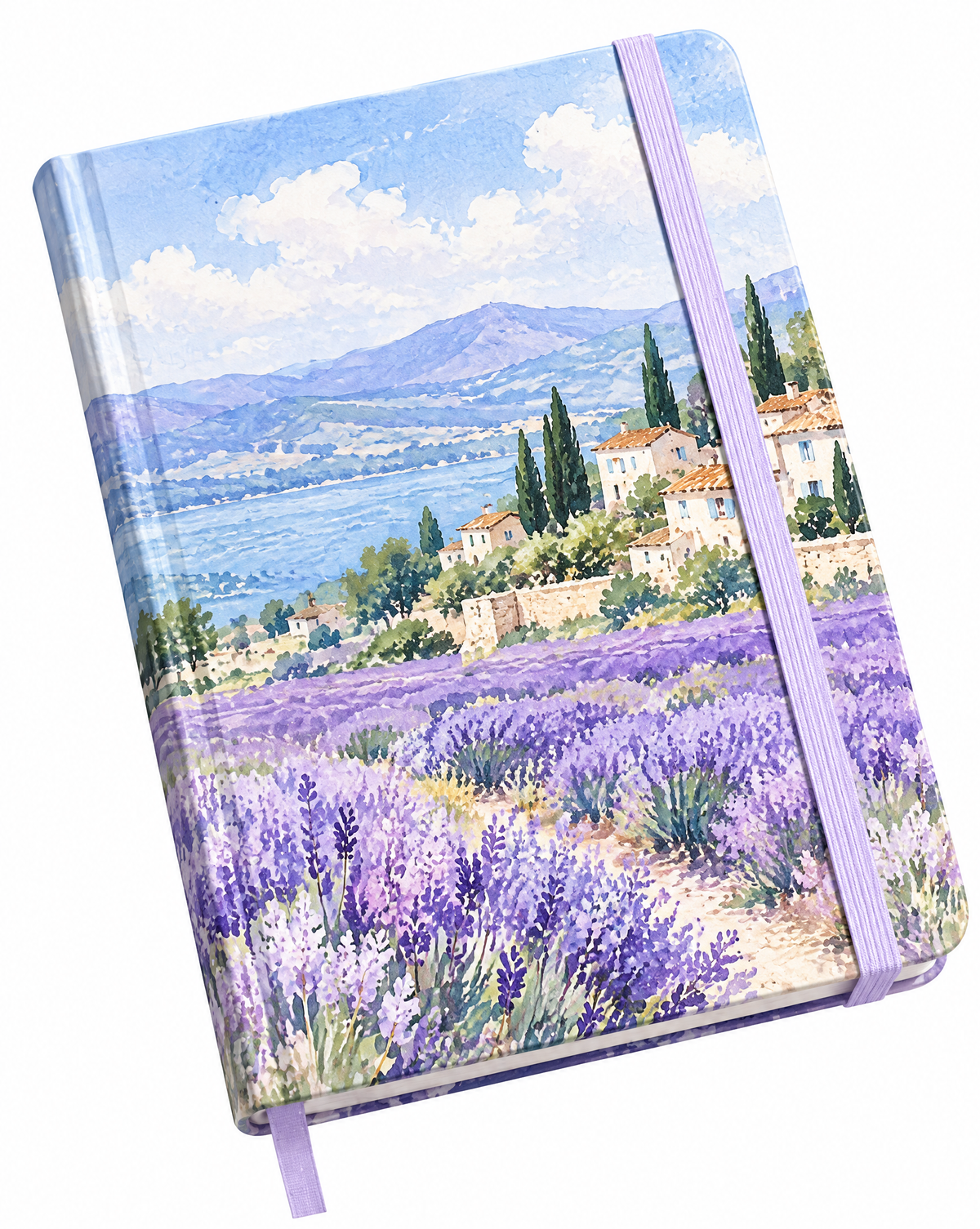 Coastal Village Watercolor Notebook