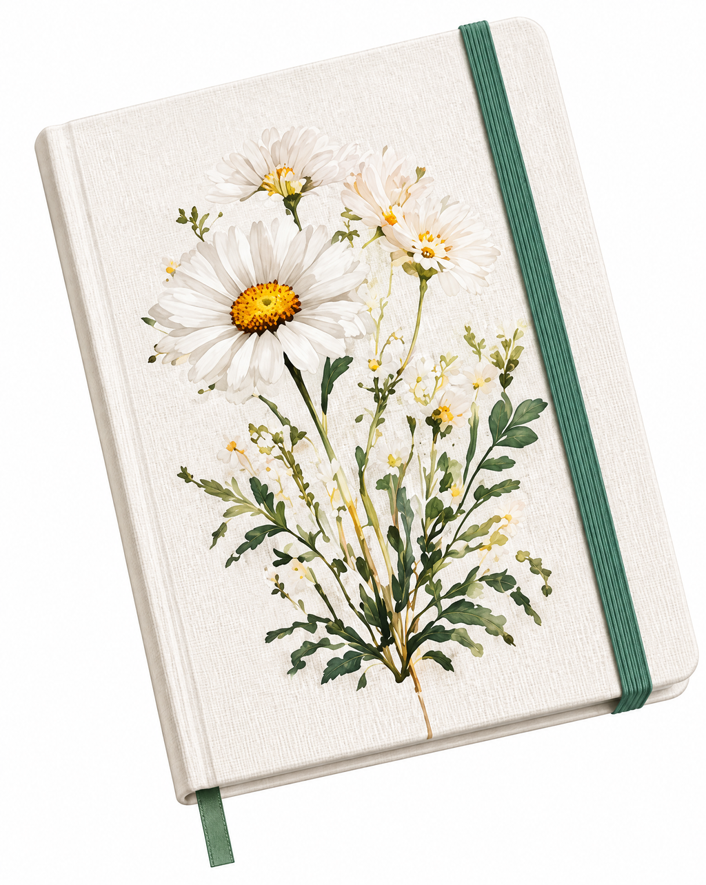 Vintage Daisy Botanical Notebook