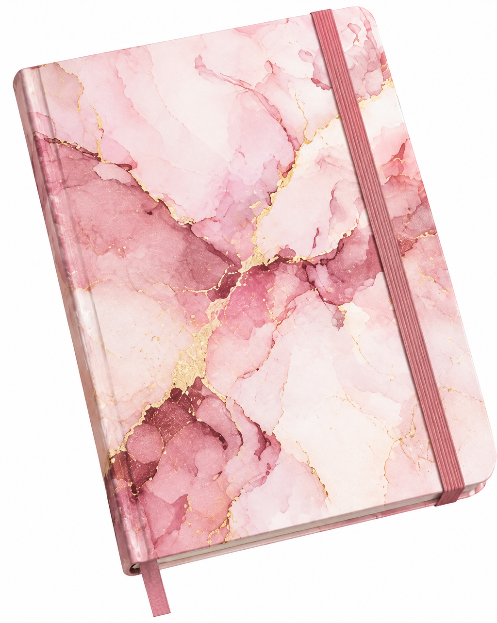 Blue Marble Gold Vein Notebook